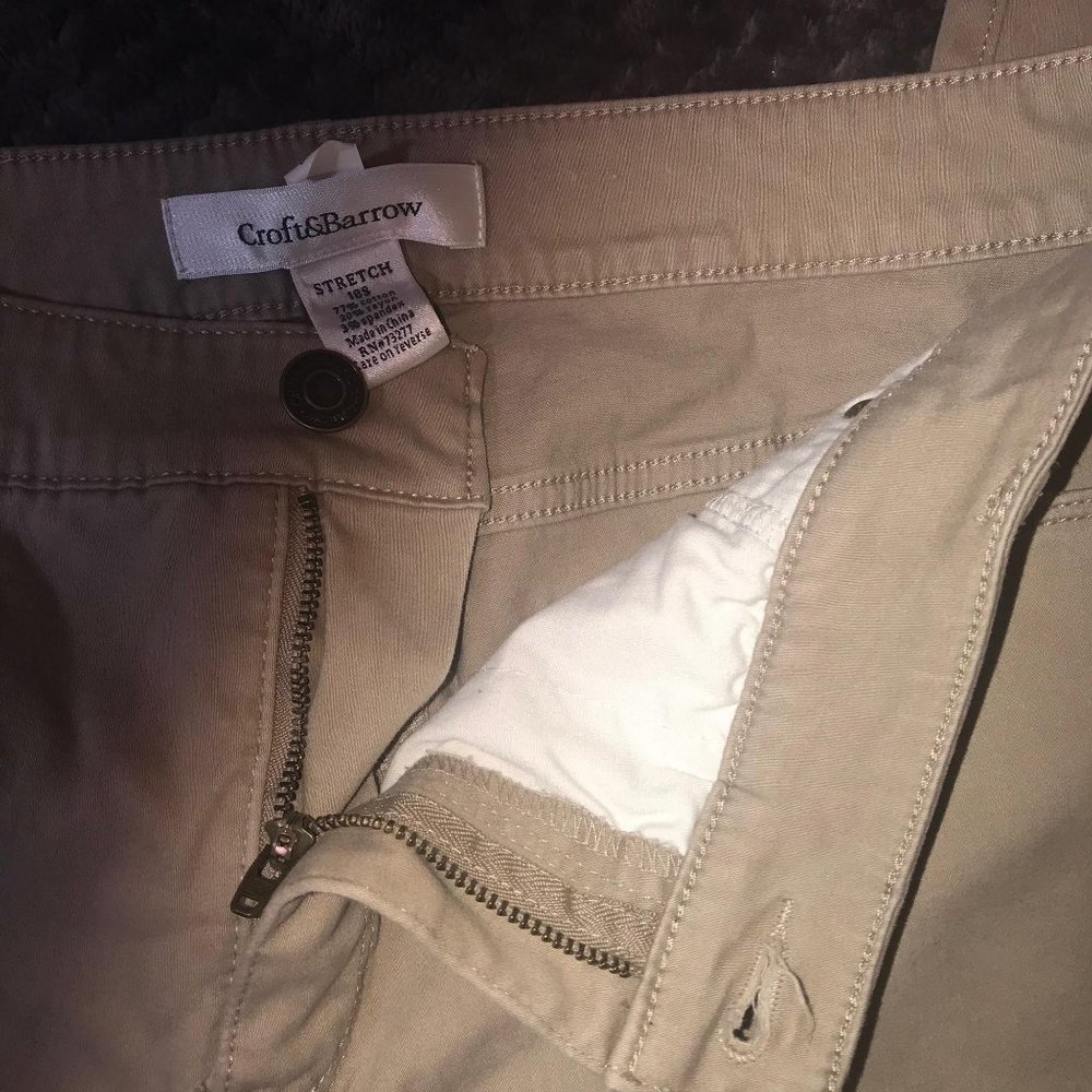 Croft & Borrow Stretch Khaki Pants - Picture 4 of 7